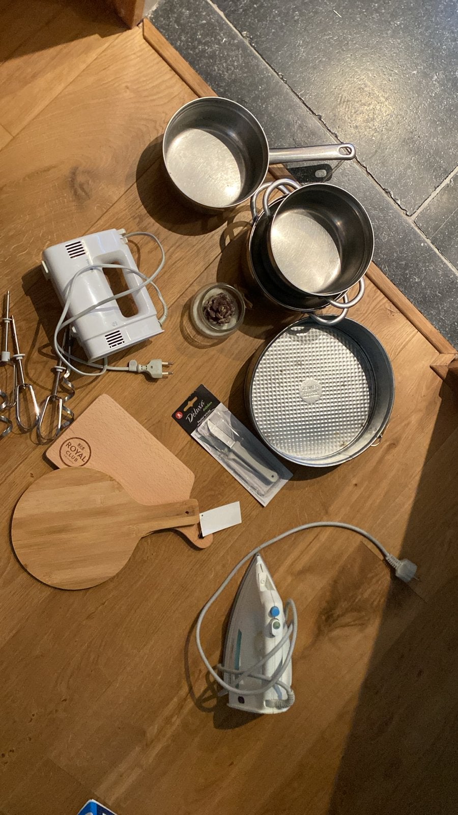 Mixer strijkijzer en meer, Ophalen, Gebruikt, Strijkijzer met snoer