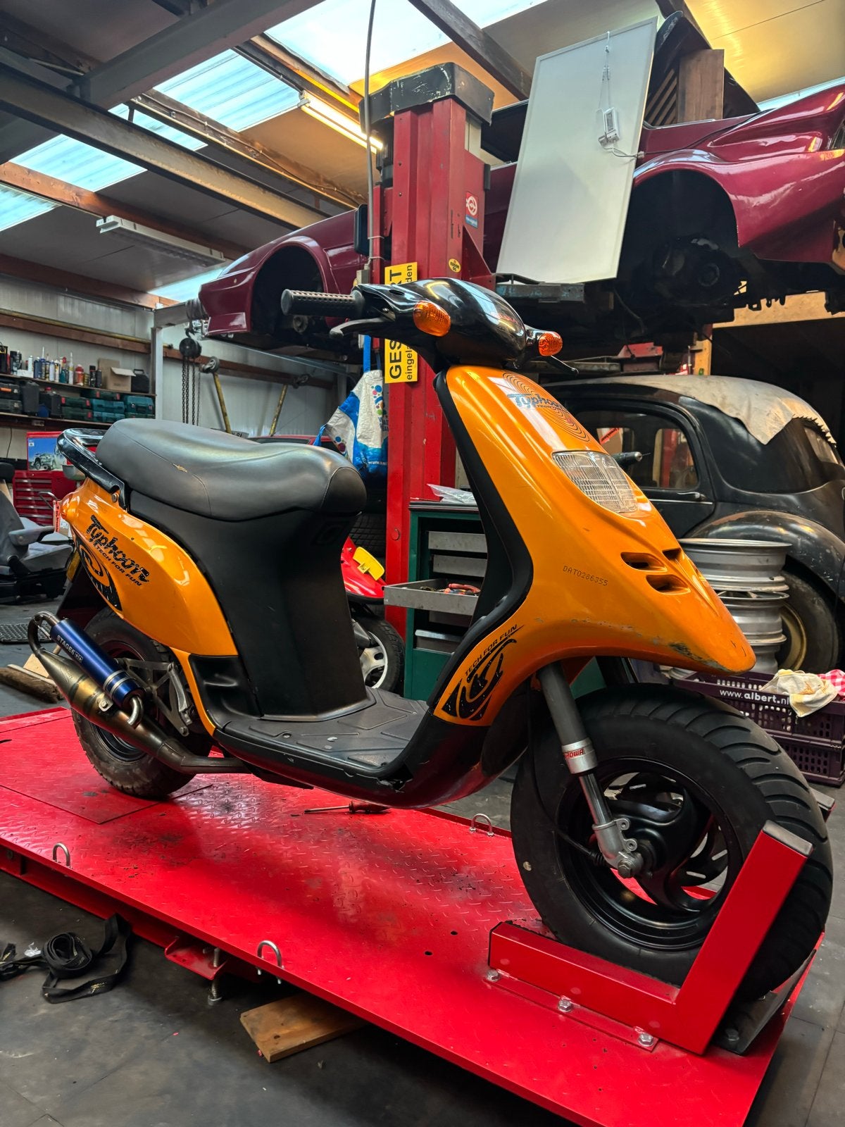 Gilera/Piaggio Typhoon 70cc Bromkenteken ook te ruil, Ophalen, Gebruikt, Tweetakt, Overige modellen