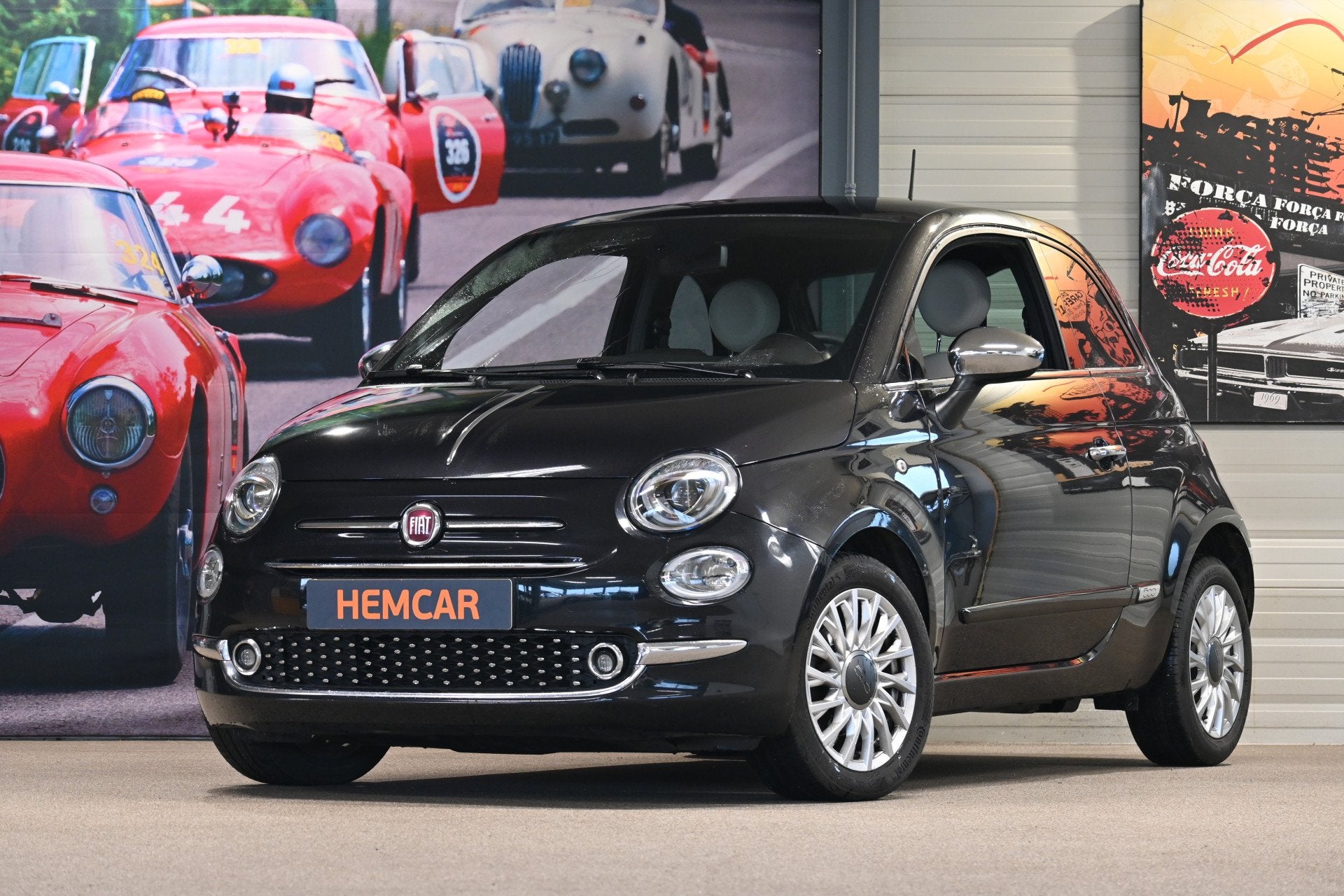 Fiat 500 1.0 Hybrid Star Navi / Panoramadak / chroom delen e, Auto's, Fiat, Voorwielaandrijving, 40 €/maand, Euro 6, 4 stoelen