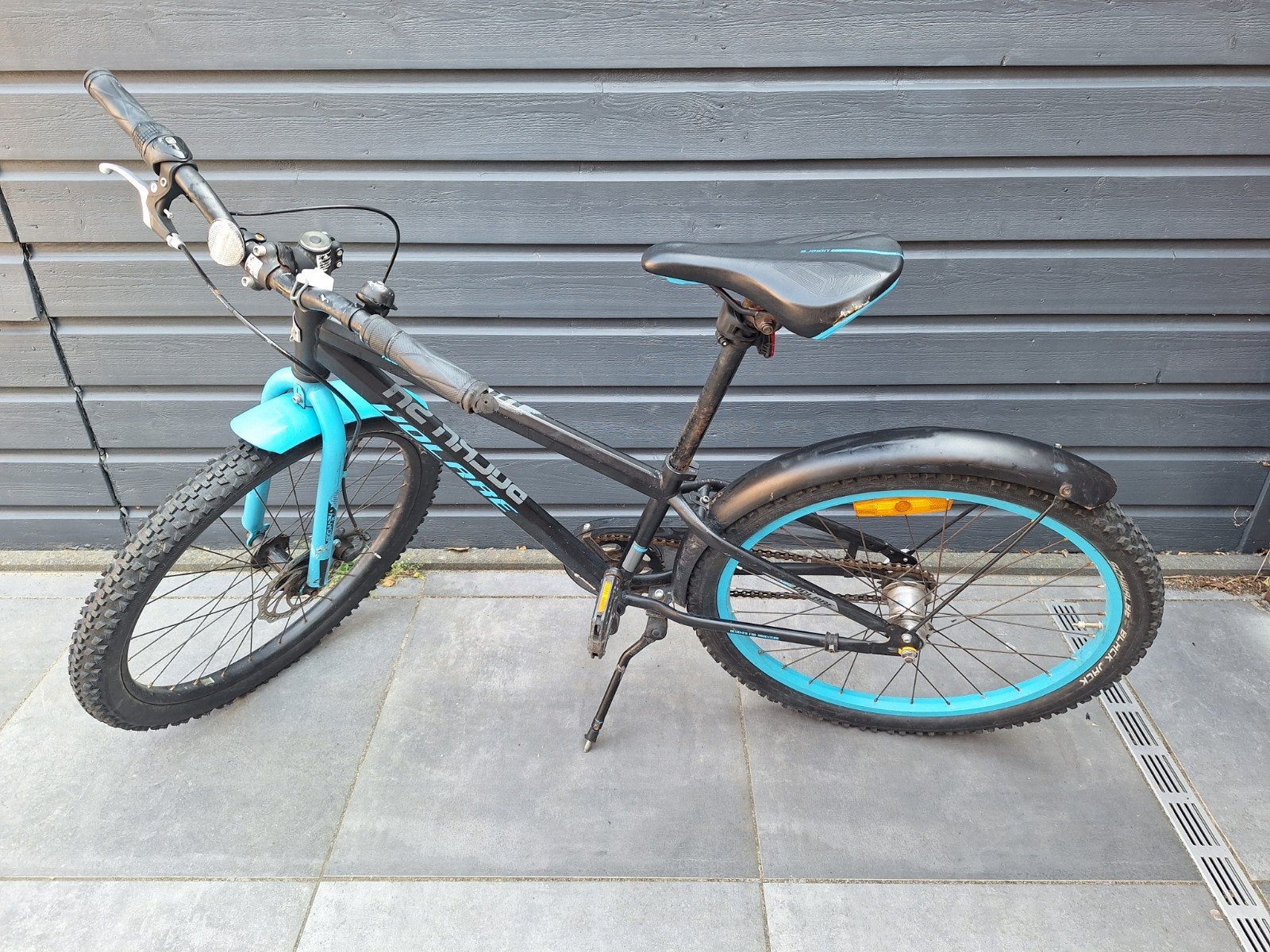 Volare Mountainbike Rocky blauw/zwart 26 inch met terugtrap, Ophalen, Gebruikt, Staal, Volare Rocky
