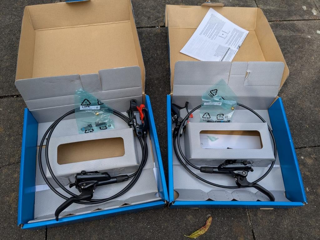 Shimano M6100 MTB Hydraulische Remset - Nieuw in doos, Remmen, Nieuw, Ophalen of Verzenden, Aluminium