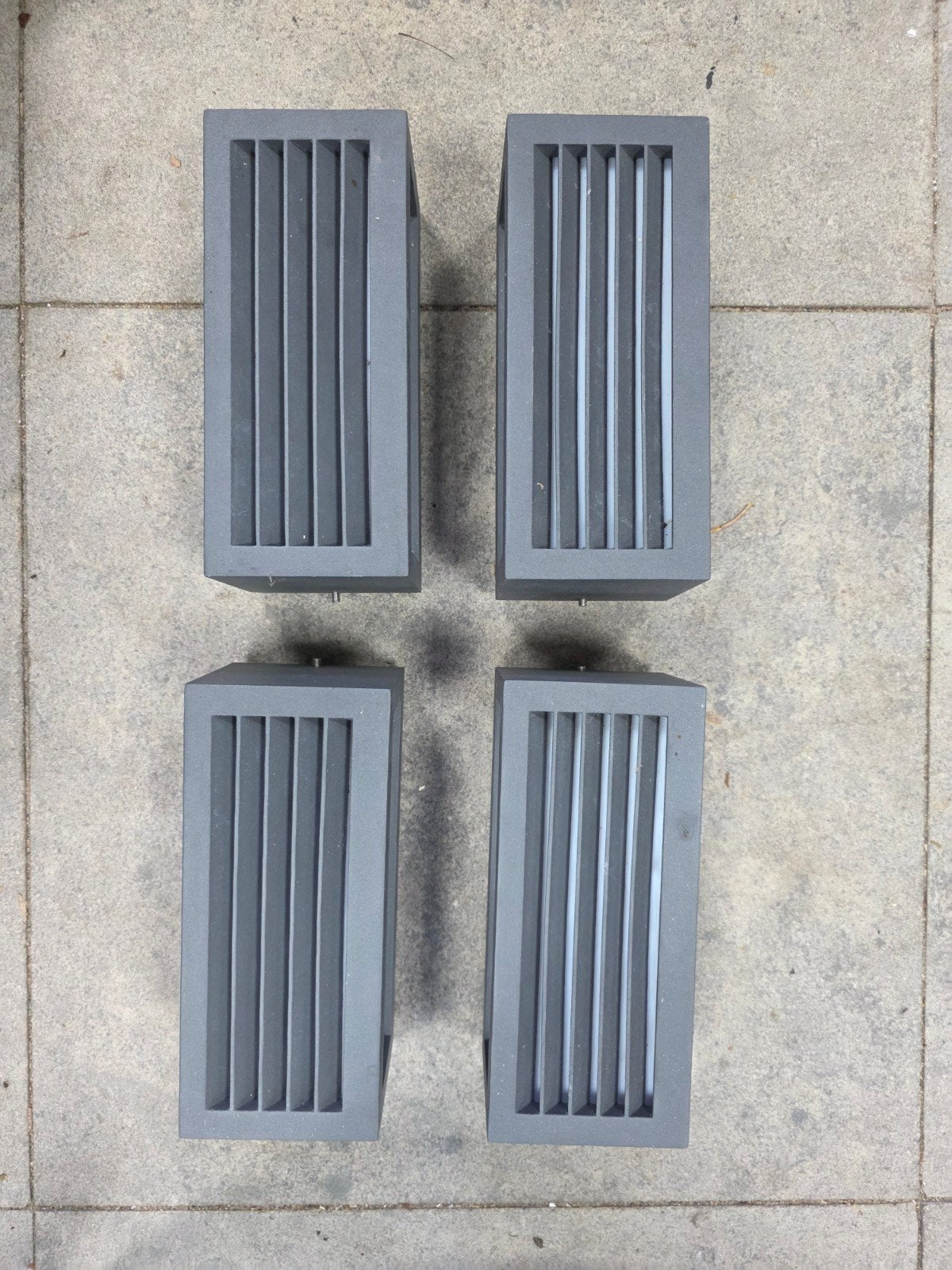 Buitenverlichting aluminium behuizing shitter Karwei, Tuin en Terras, Ophalen of Verzenden, Gebruikt, Aluminium