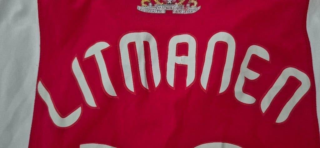 voetbalshirt Collectors item Litmanen, Ophalen of Verzenden, Gebruikt, Buitenlandse clubs, Shirt