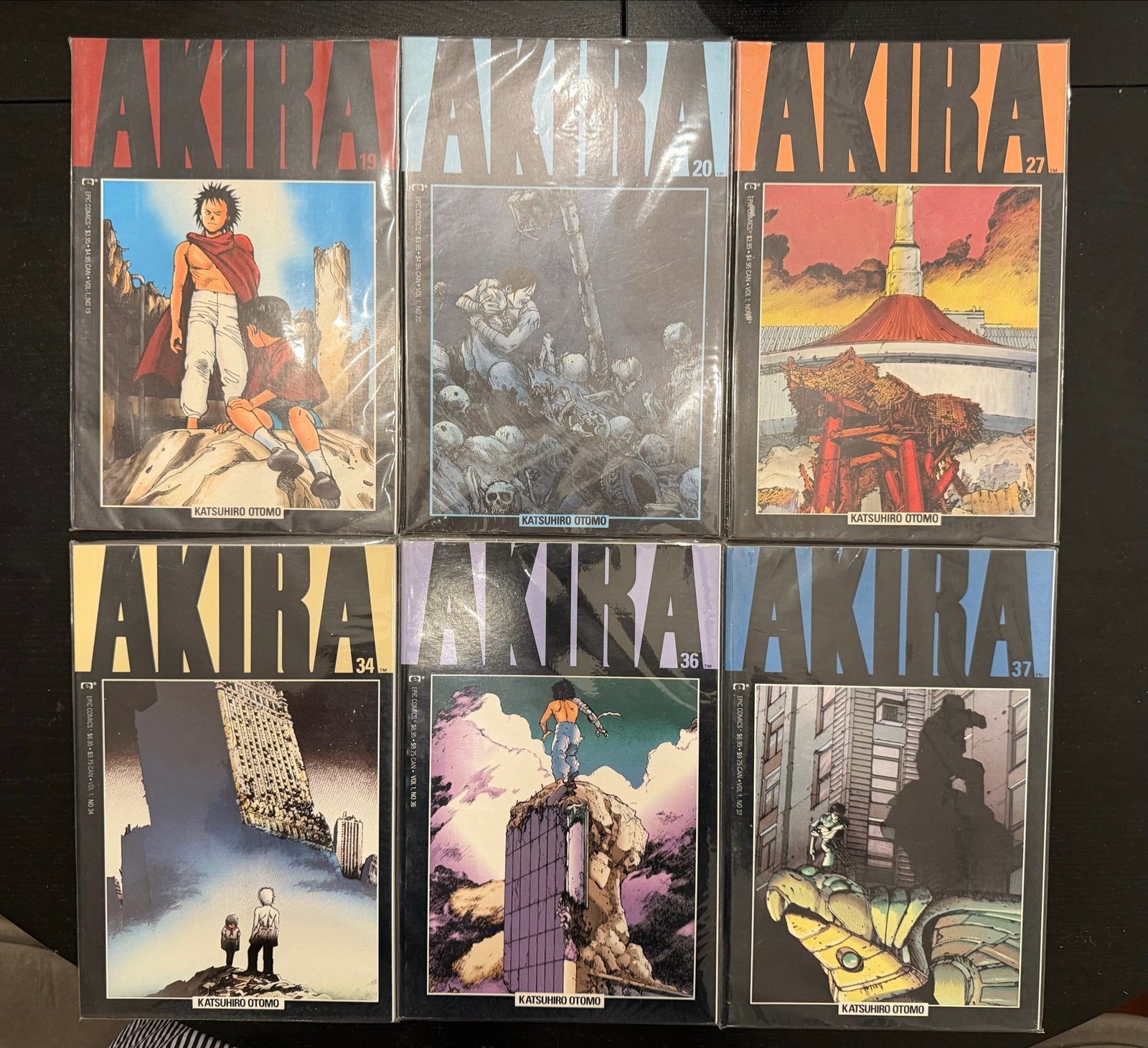 Akira Epic Comics - Katsuhiro Otomo #19 #20 #27 #34 #36 #37, Meerdere comics, Ophalen of Verzenden, Zo goed als nieuw, Amerika