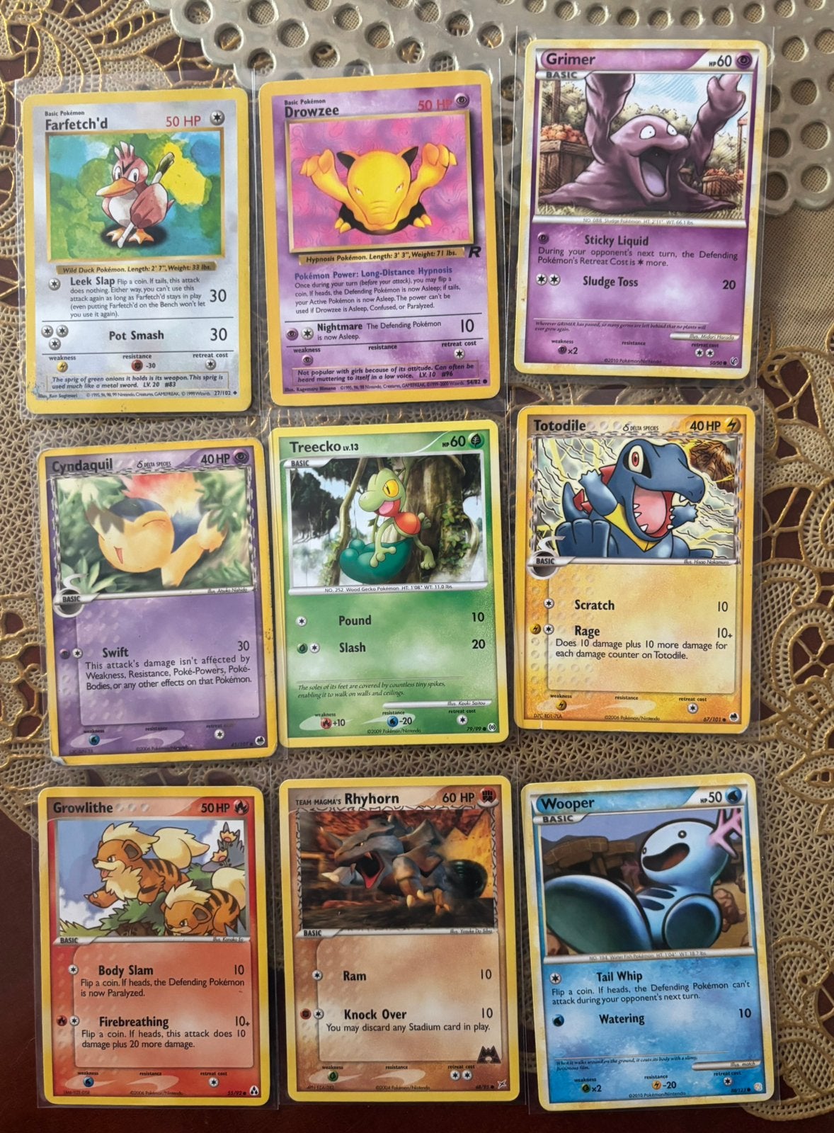 Oudere pokemon kaarten, Ophalen of Verzenden, Zo goed als nieuw, Meerdere kaarten