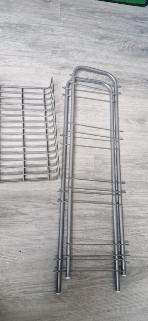 Metalen opbergrek met 4 manden - 41x80x23 cm, Ophalen, Gebruikt