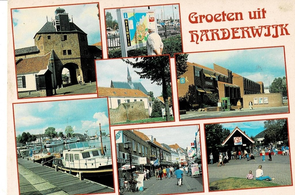 Harderwijk, Ophalen of Verzenden, 1940 tot 1960, Gelopen, Gelderland
