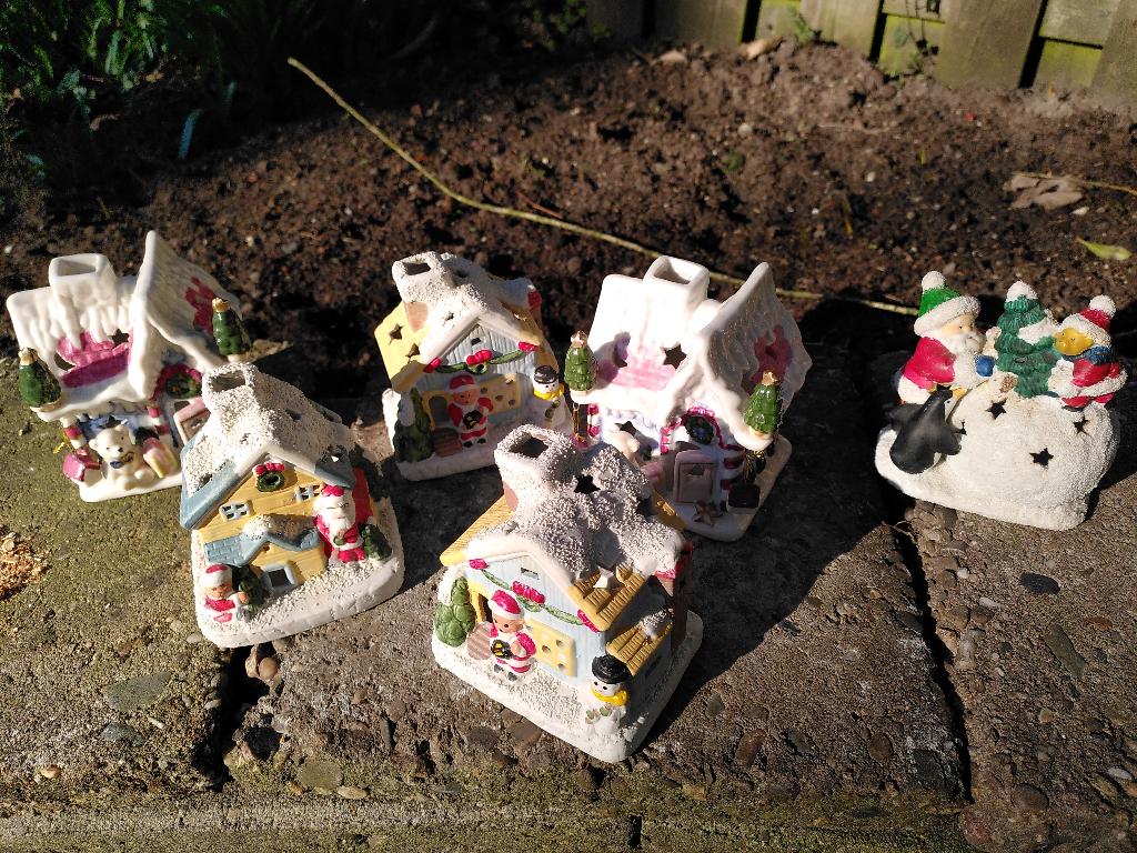kersthuisjes 6, Diversen, Kerst, Ophalen of Verzenden, Gebruikt