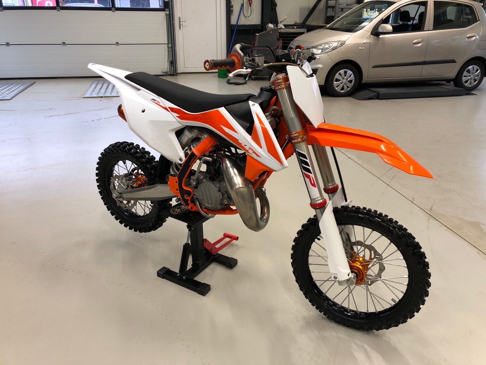 KTM 85 SX 17/14 crossmotor Haan Wielen zeer goed onderhouden, Motoren, 85 cc, Gebruikt, Particulier, Crossmotor