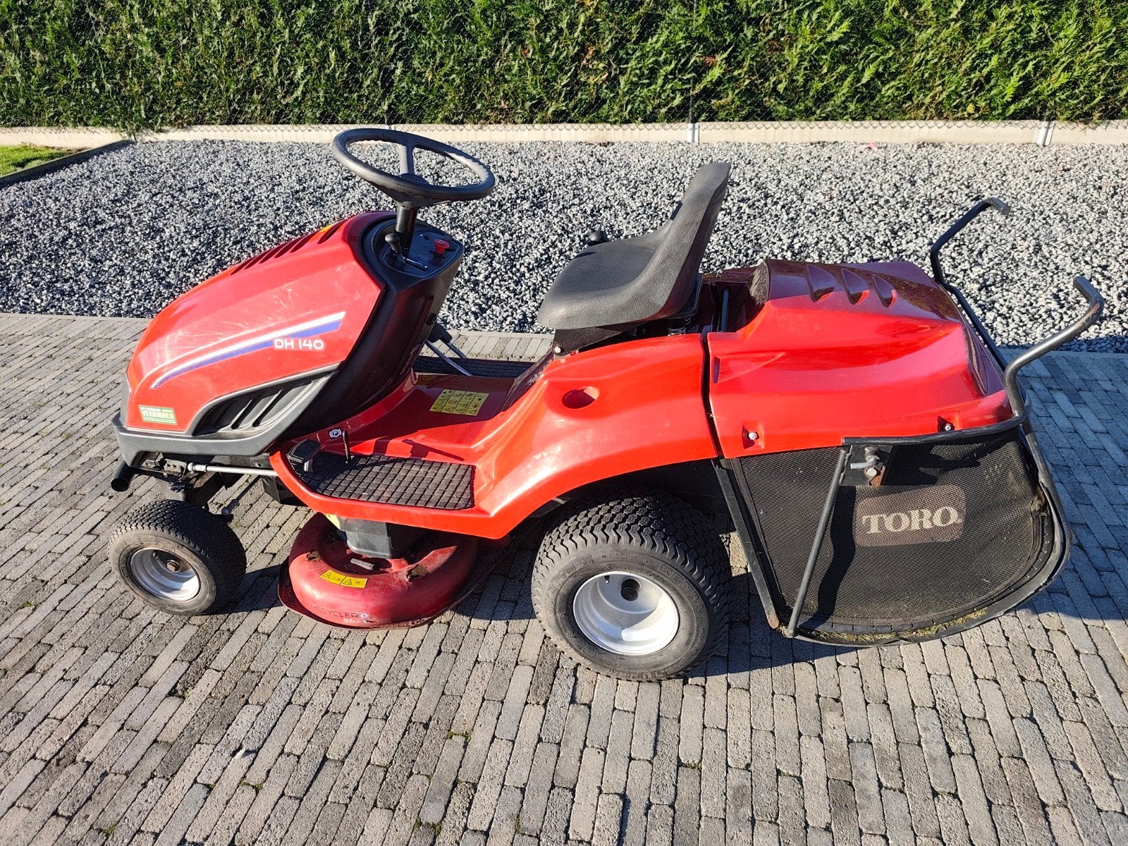 zitmaaier toro, Ophalen, Gebruikt, Toro, Elektrische starter