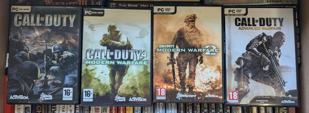 Grote collectie PC games: Call of Duty, Command & Conquer, Online, Gebruikt, Shooter, 1 speler
