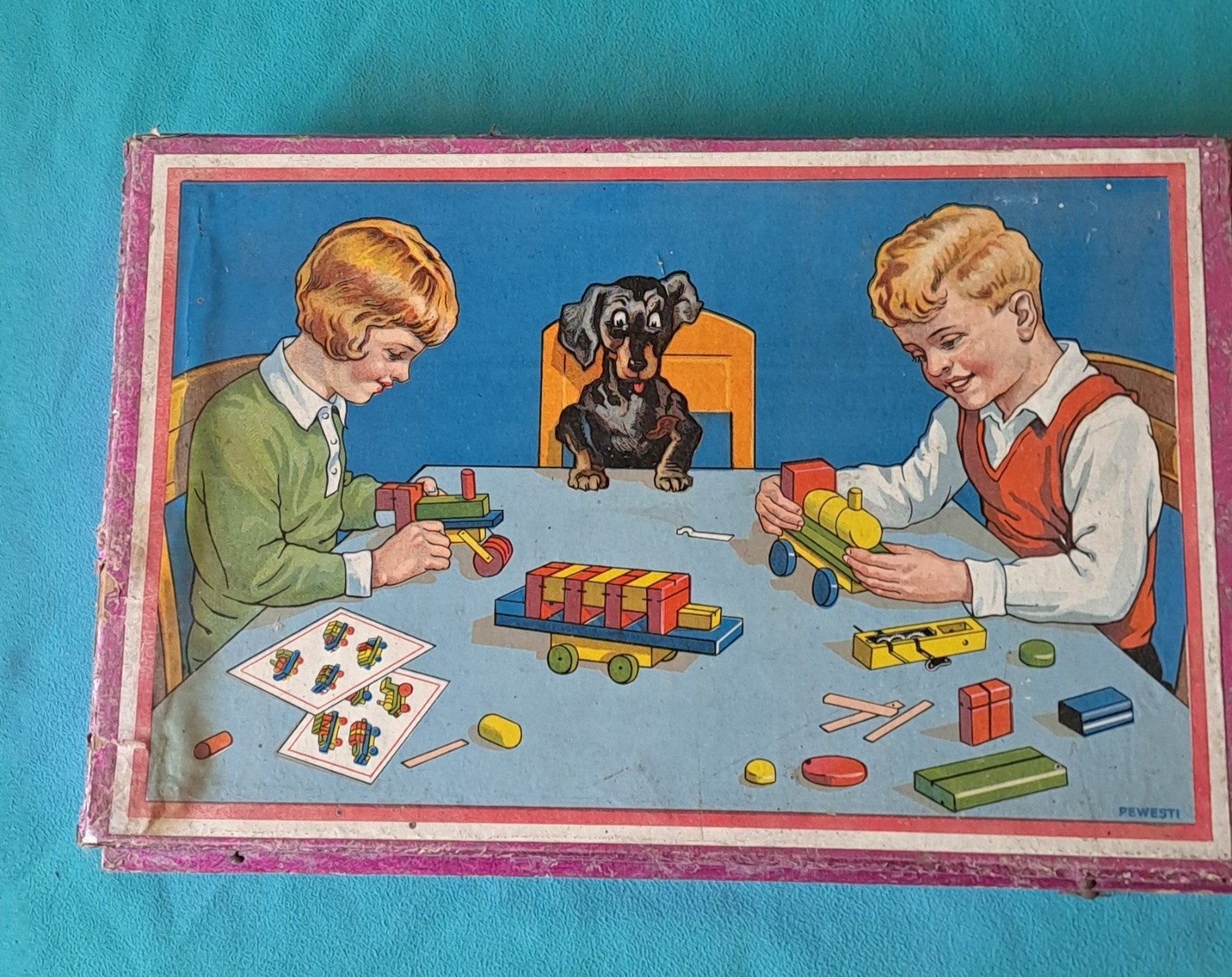Pewesti constructie speelgoed,  vintage, Ophalen of Verzenden, Gebruikt