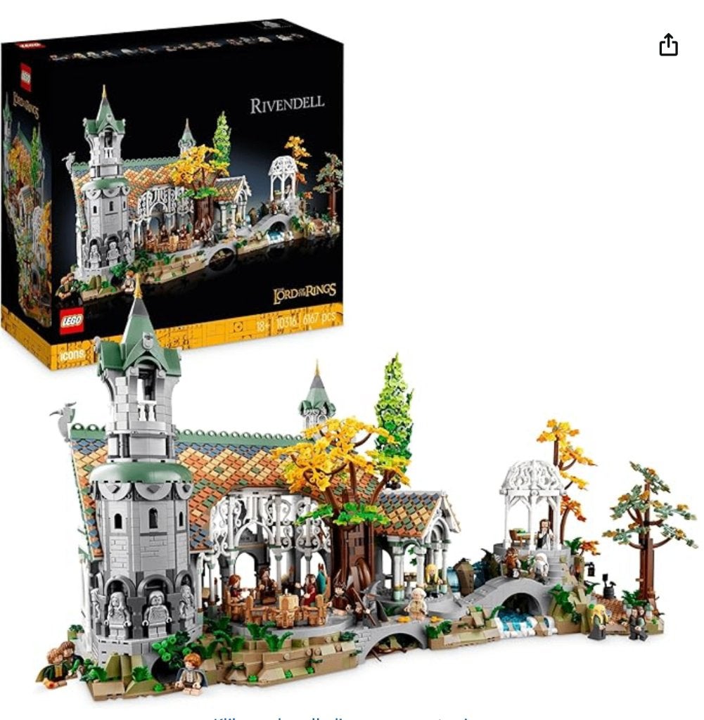 LEGO 10316 Icons THE LORD OF THE RINGS: RIVENDELL, Verzenden, Nieuw