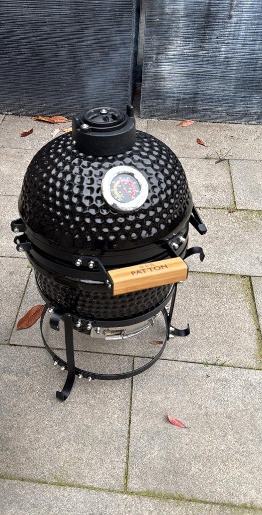 Mooie Patton kamado barbecue 13 inch, Ophalen, Nieuw, Patton, Met accessoires