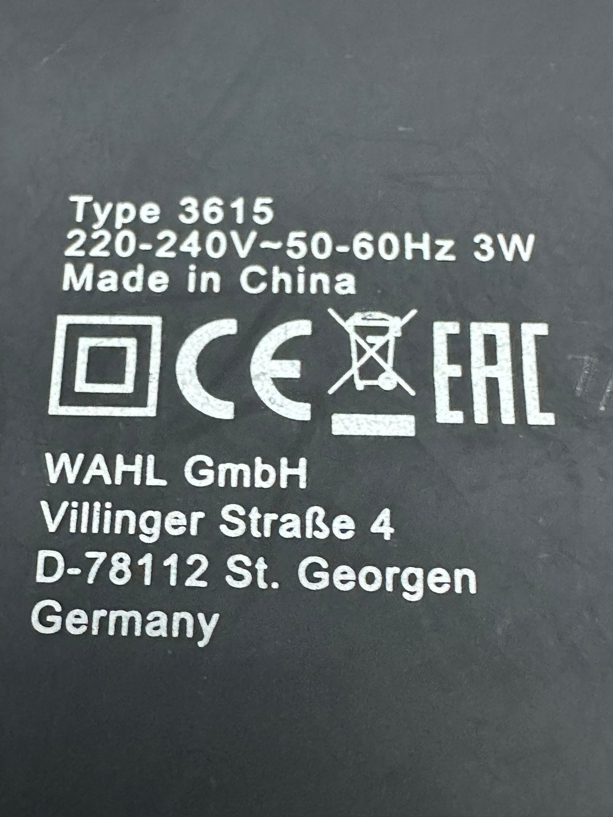 Wahl Type 3615 Draadloze Precisietrimmer/Scheerapparaat, B, Scheren en Epileren, Verzenden, Zo goed als nieuw