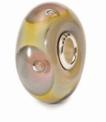 Trollbeads glaskraal ‘luchtbellen’, Sieraden, Tassen en Uiterlijk, Glas of Kristal, Nieuw, Ophalen of Verzenden, Trollbeads