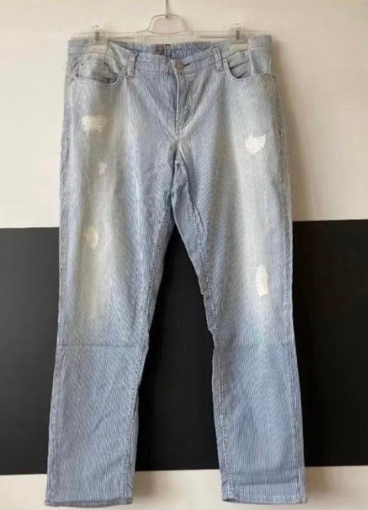 In Nette Staat Trendy Jeans Broek CAMBIO (NL44), Ophalen of Verzenden, Zo goed als nieuw, Blauw, Broek of Spijkerbroek