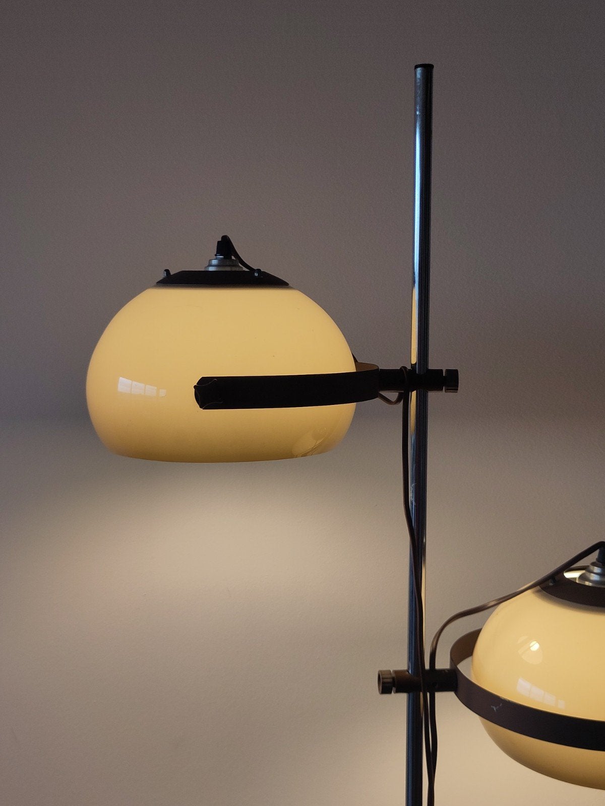 Vintage staande lamp mushroom space age bollen  jaren 70, Ophalen, ., Mid century dutch design, E27 (groot)