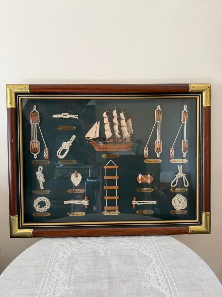 Groot Maritieme vitrine, Ophalen of Verzenden, Zo goed als nieuw