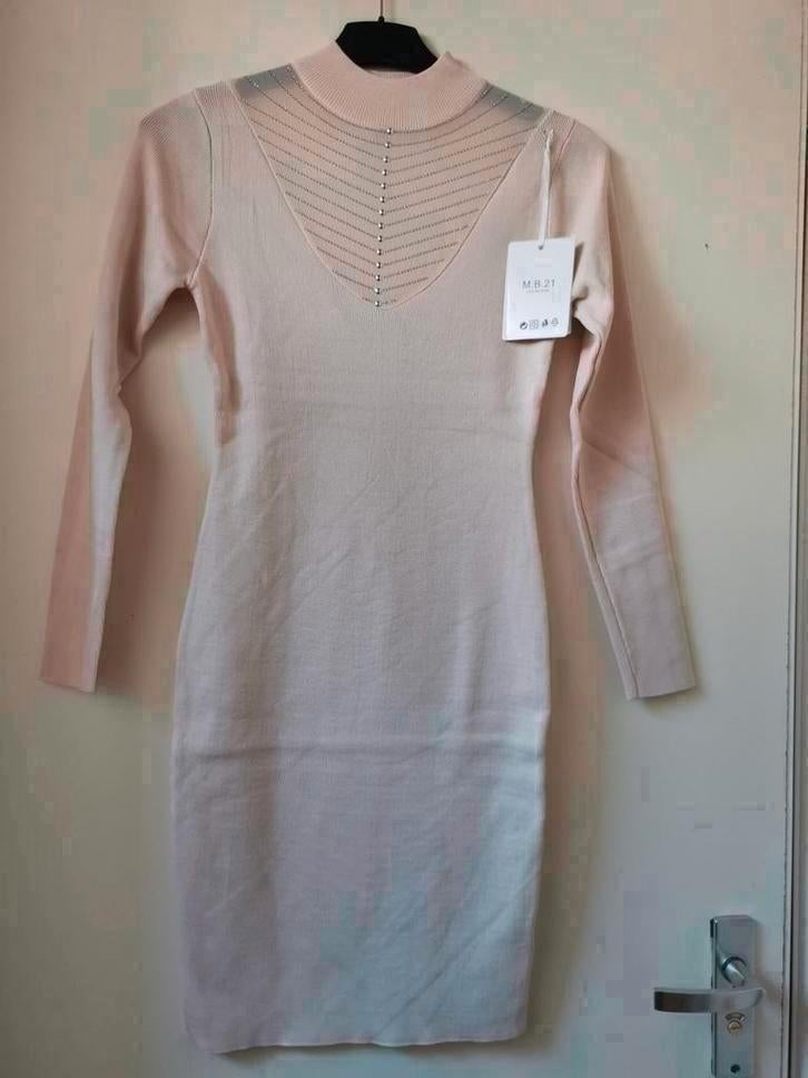 Trui / jurk maat S/M, Maat 38/40 (M), Beige, Nieuw, Ophalen of Verzenden