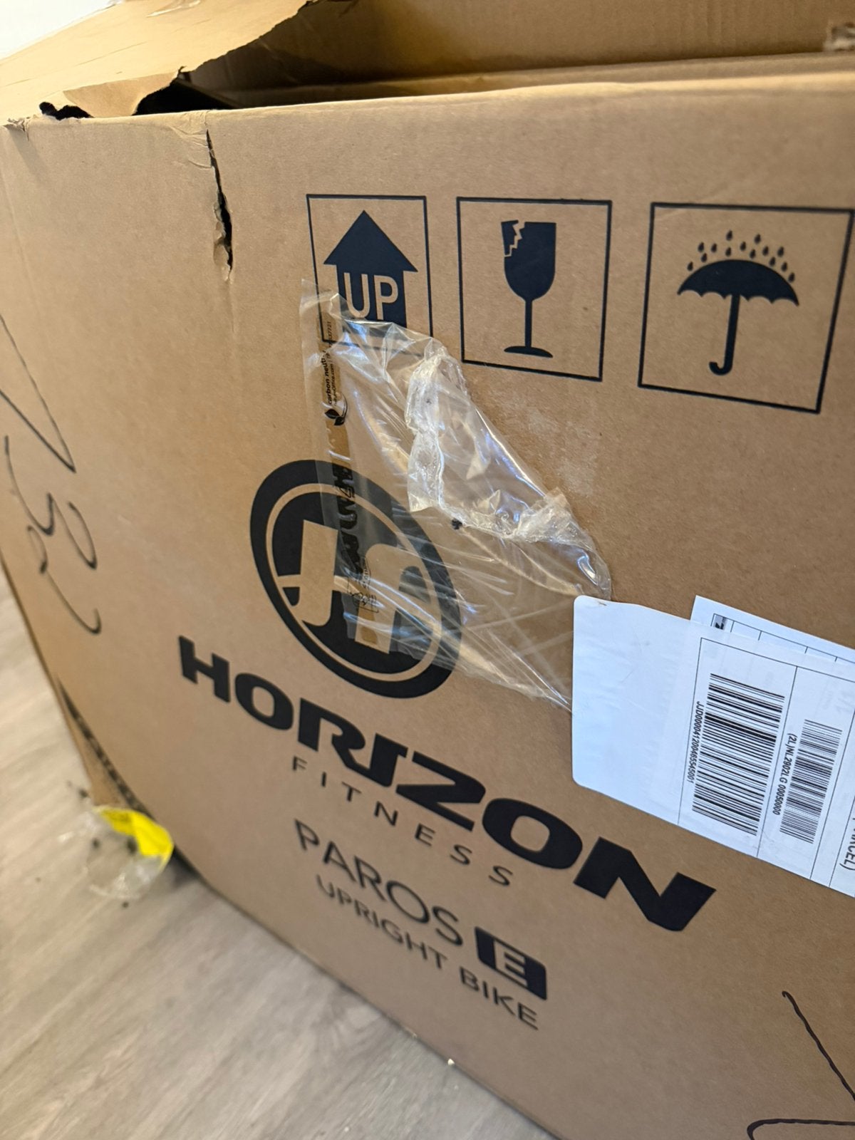 Horizon paros e upright bike, Overige materialen, Buik, Nieuw, Ophalen of Verzenden