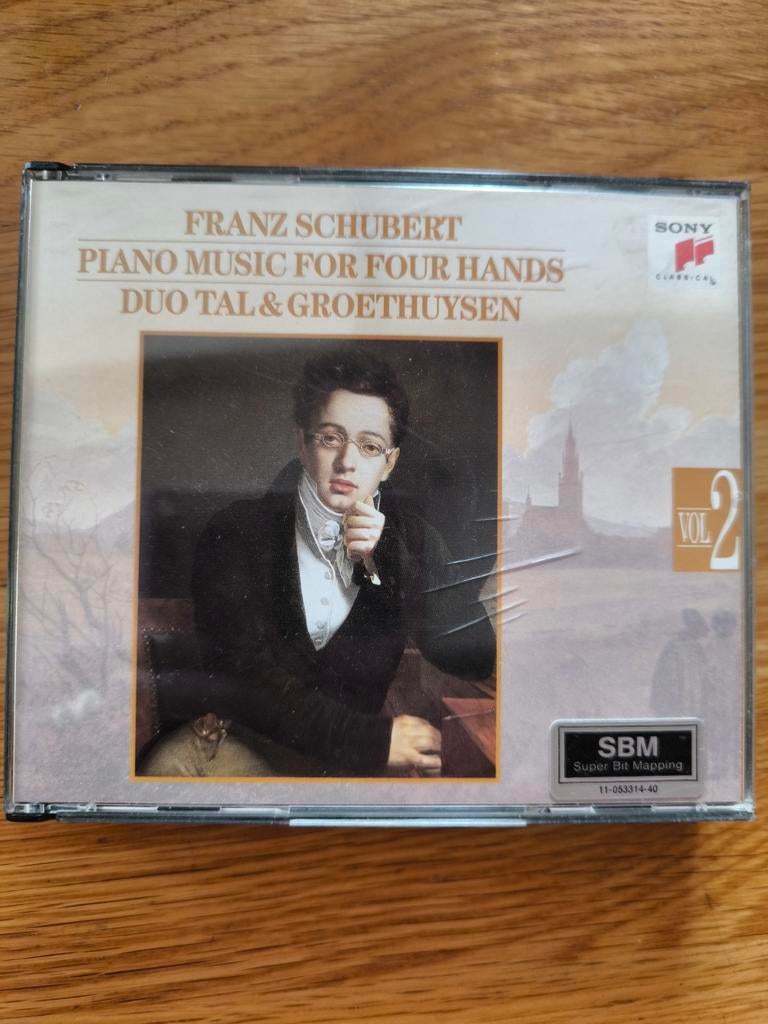 Franz Schubert piano for four hands, Ophalen of Verzenden, Romantiek, Zo goed als nieuw, Kamermuziek