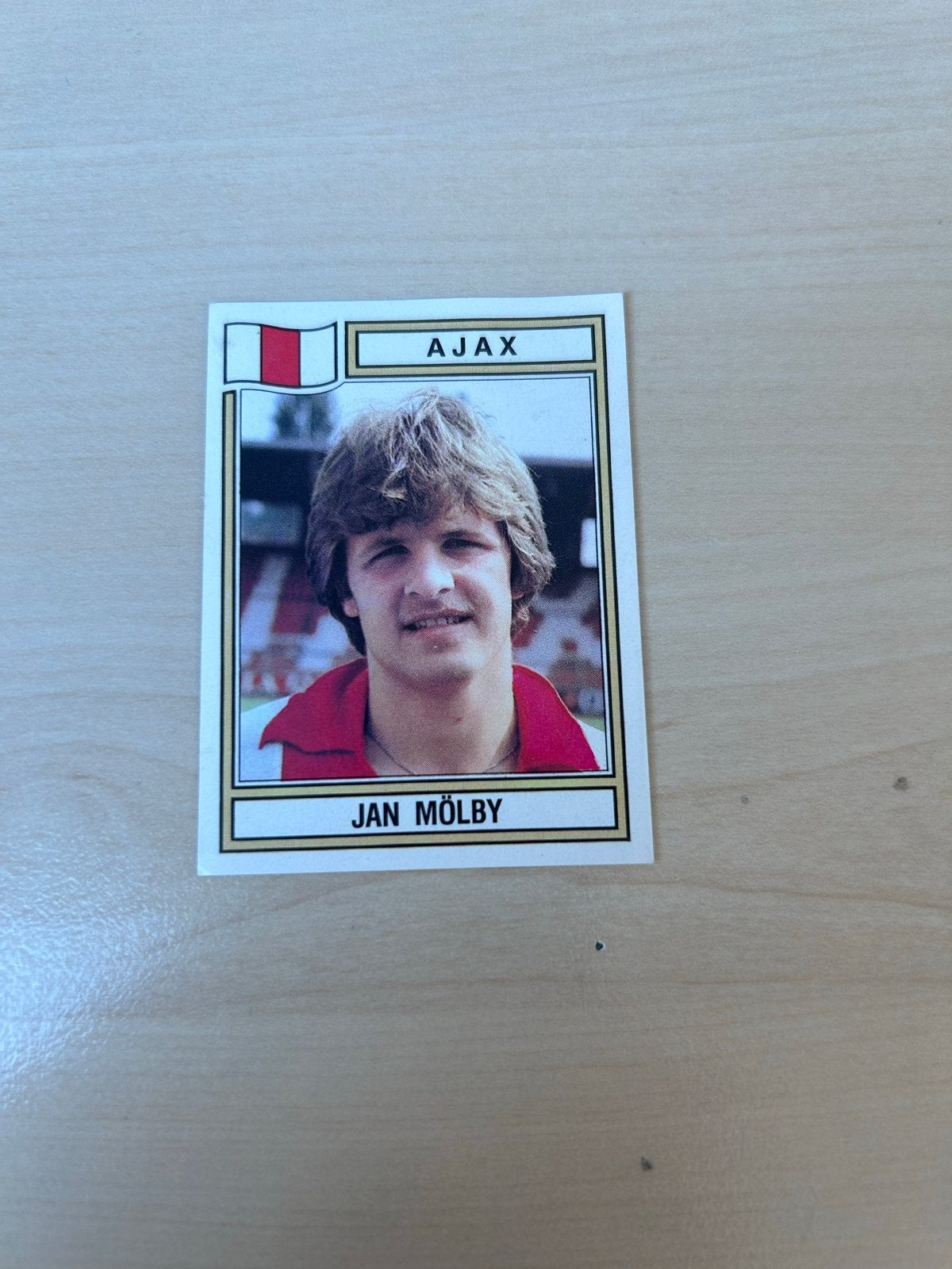 Jan Mölby Ajax Voetbal 83 Panini Plaatje, Ophalen of Verzenden, Zo goed als nieuw, Sticker