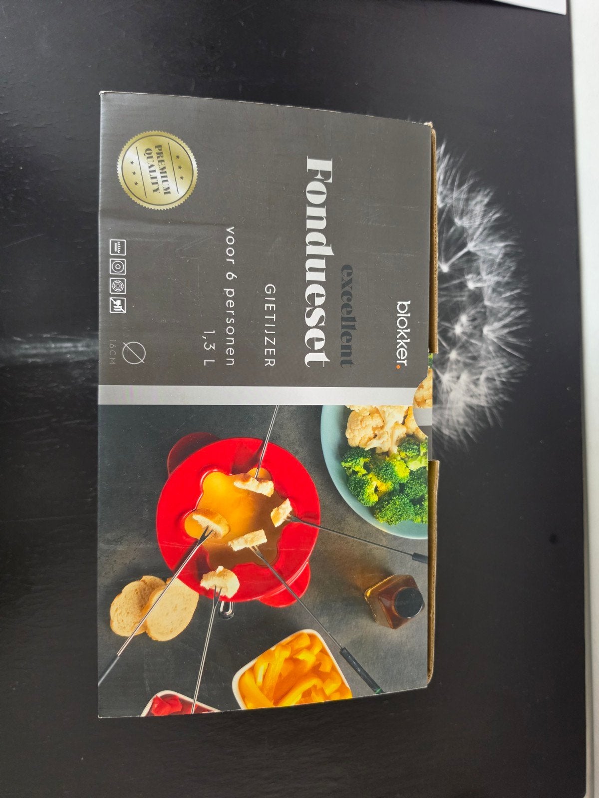 Gietijzeren Fondue Set - Zo goed als nieuw, Ophalen, Zo goed als nieuw, Brander, Fondueset