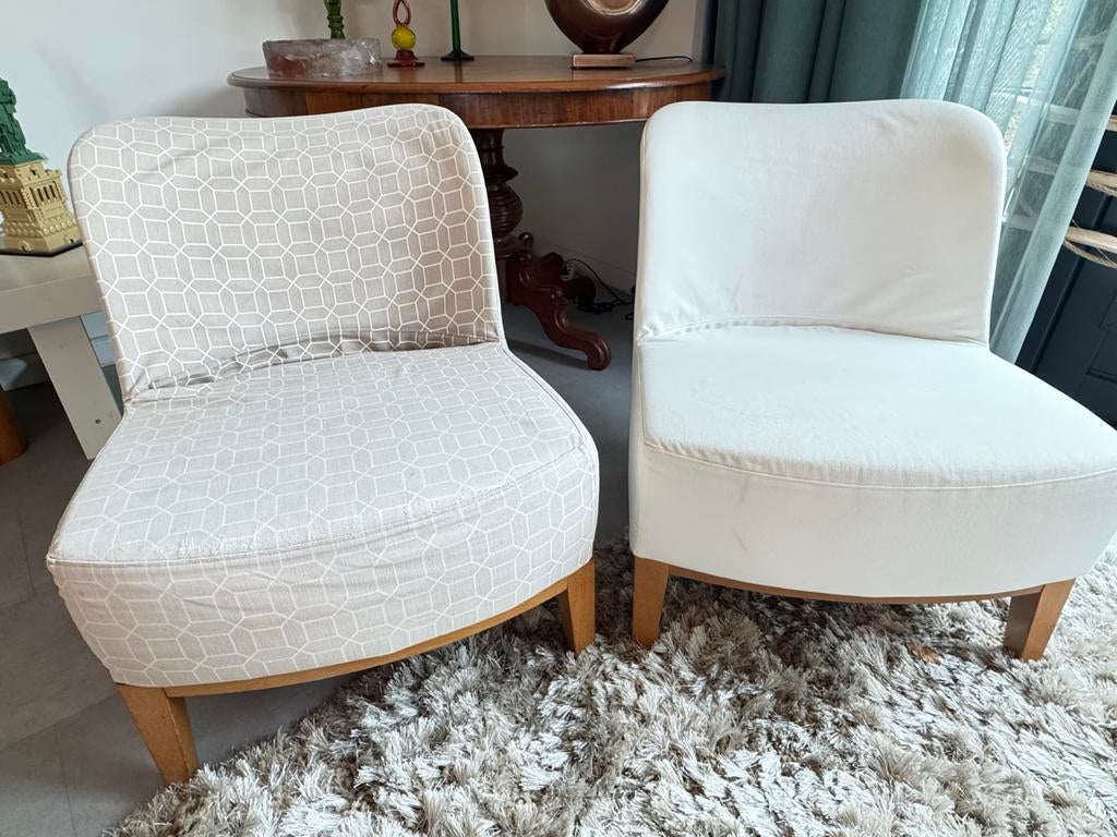 2x STOCKHOLM IKEA Vintage fauteuils - zeer goede staat, Huis en Inrichting, Gebruikt, Twee, Overige kleuren, Ophalen of Verzenden