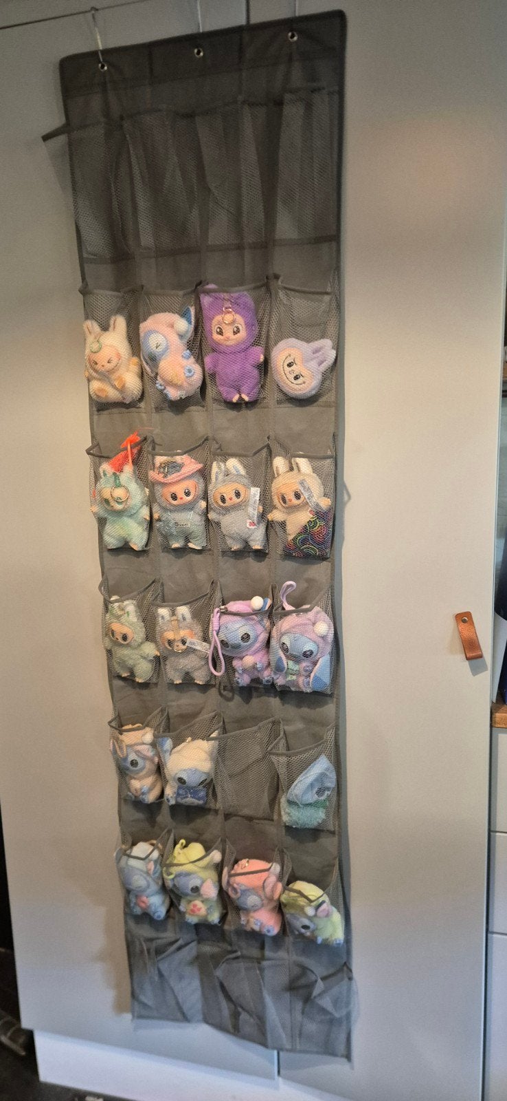 verzameling knuffels in handige organizer, Ophalen of Verzenden, Zo goed als nieuw, Overige typen