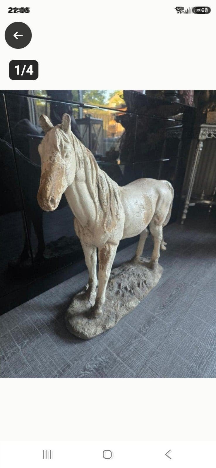 Schitterend landelijk groot mooi paard. Polystone en nieuw., Ophalen, Nieuw, Dier