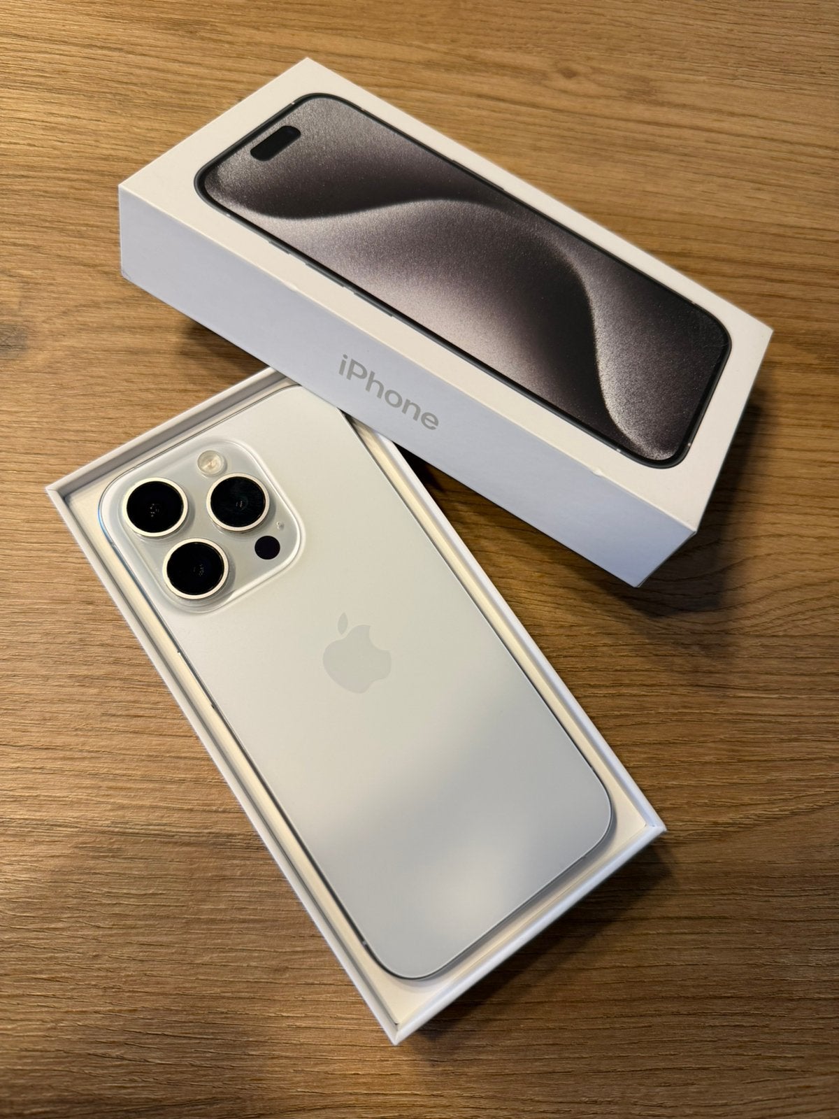 iPhone 15 Pro | 128GB | White Titanium, 128 GB, Wit, Ophalen of Verzenden, Zo goed als nieuw