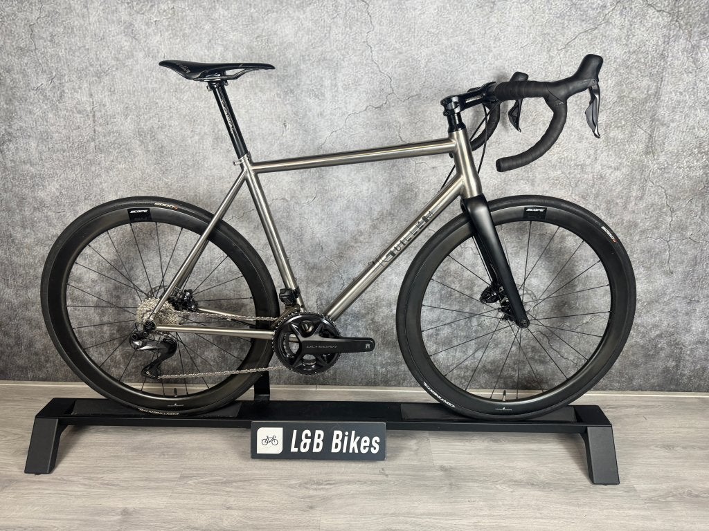 J.Guilllem Major Ultegra Di2 2x12 Carbon wielset maat 56, 28 inch, Gebruikt, Heren, J.Guillem