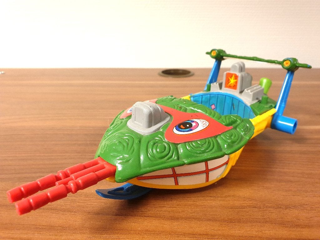 TEENAGE MUTANT NINJA TRUTLES SEWER GAS BOAT FOOTSKI (1989)., Ophalen of Verzenden, Zo goed als nieuw