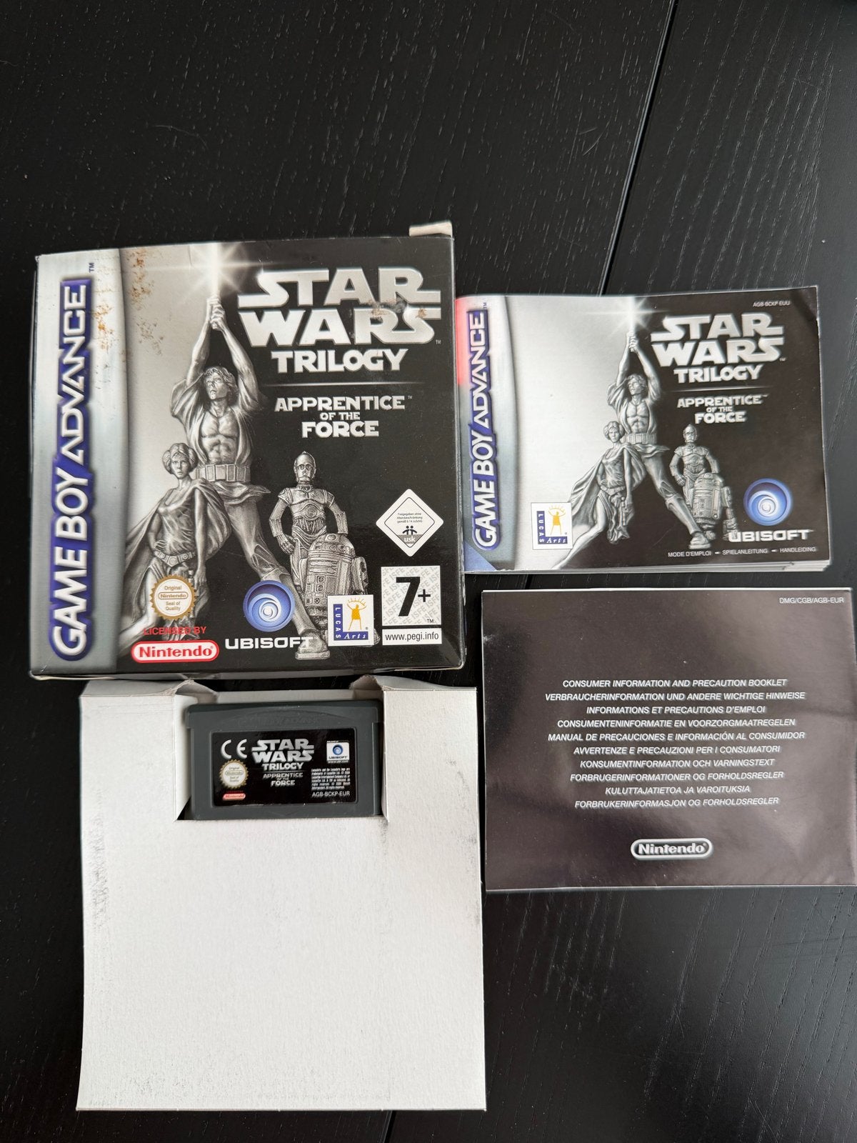 Star Wars Trilogy GBA - Compleet met doosje en boekje, Avontuur en Actie, 1 speler, Ophalen of Verzenden, Zo goed als nieuw