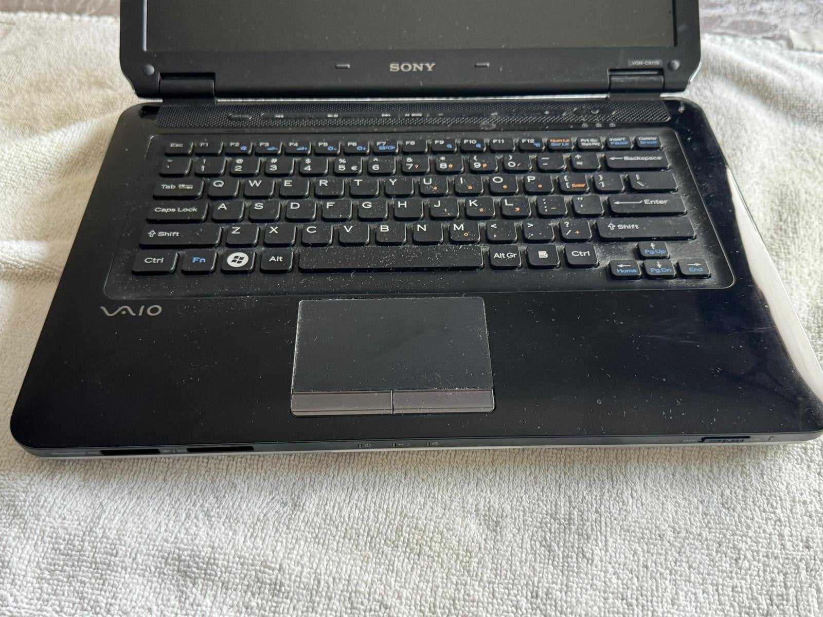 Sony VAIO laptop - Werkt perfect, wachtwoord kwijt, Ophalen, Gebruikt, Qwerty