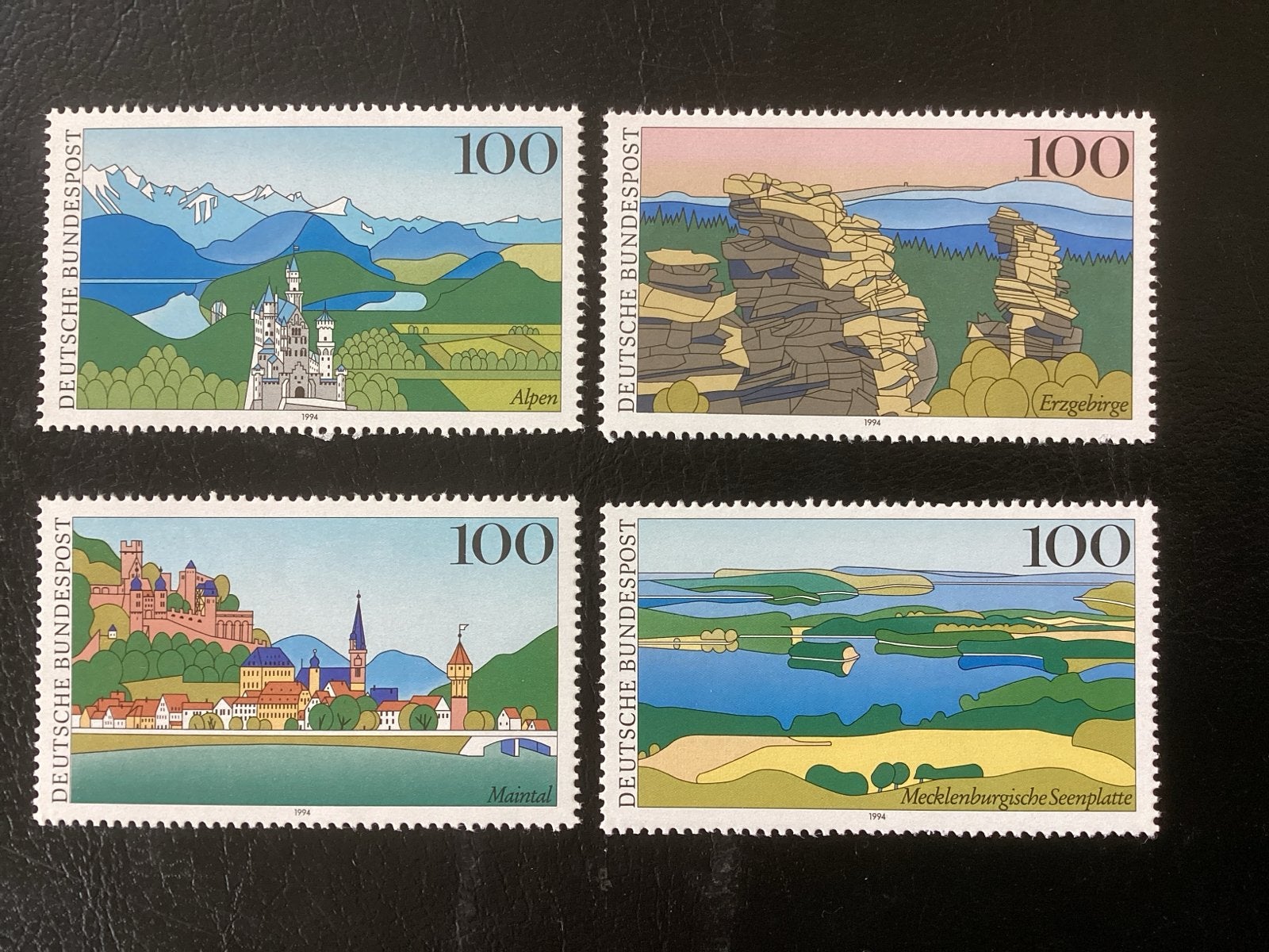 Duitse Bundespost postzegels 1984 - postfris. 1742/1745, Ophalen of Verzenden, BRD, Postfris