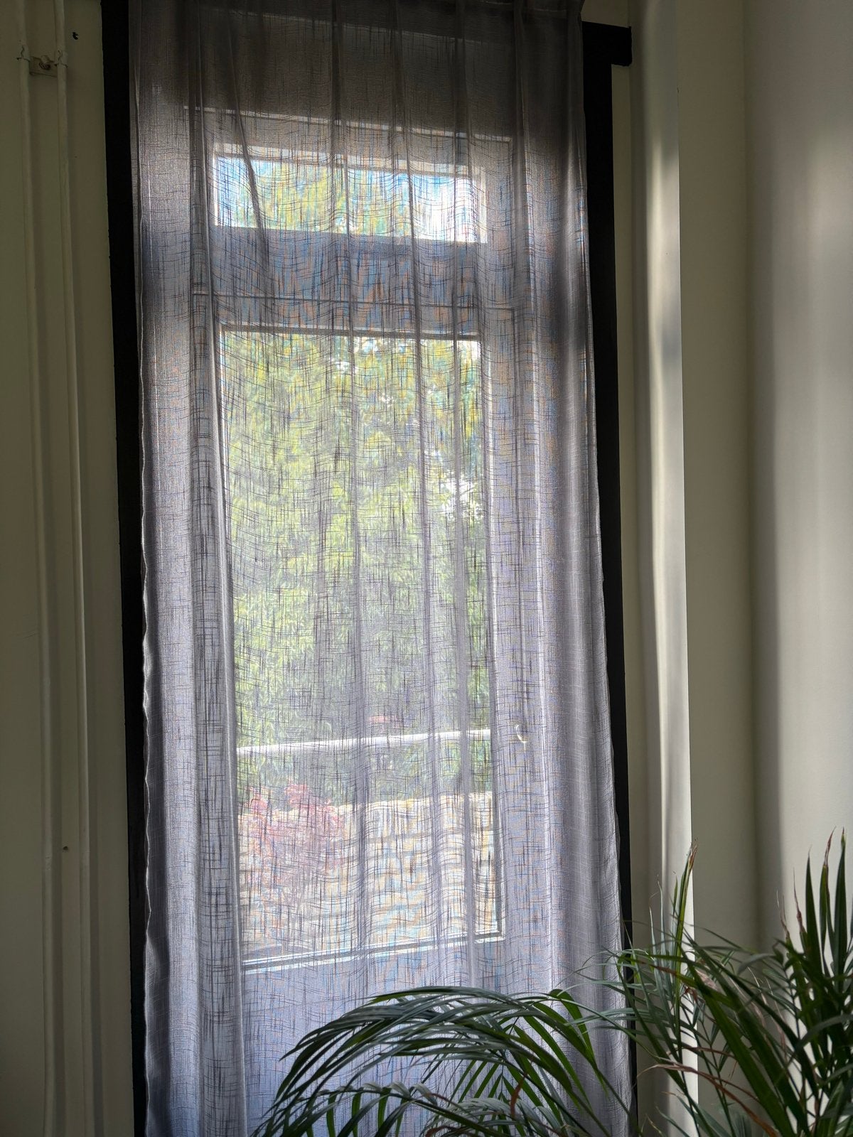 Inbetween gordijn 100x250cm (6 stuks), Gebruikt, Ophalen of Verzenden, Lichtdoorlatend, Polyester