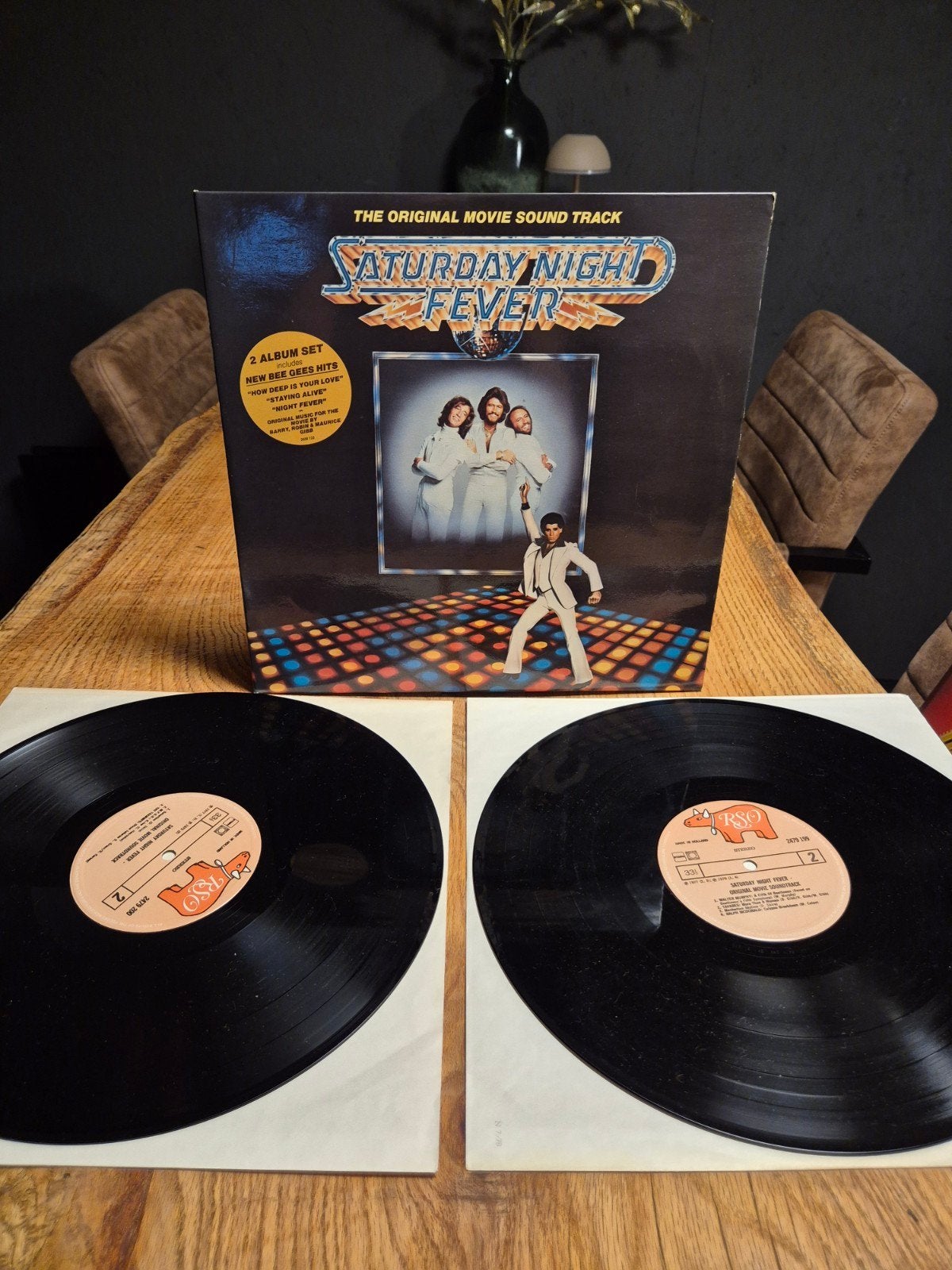 Saturday Night Fever - The Original Movie Sound Track LP, Pop, Ophalen of Verzenden, Zo goed als nieuw, 12 inch