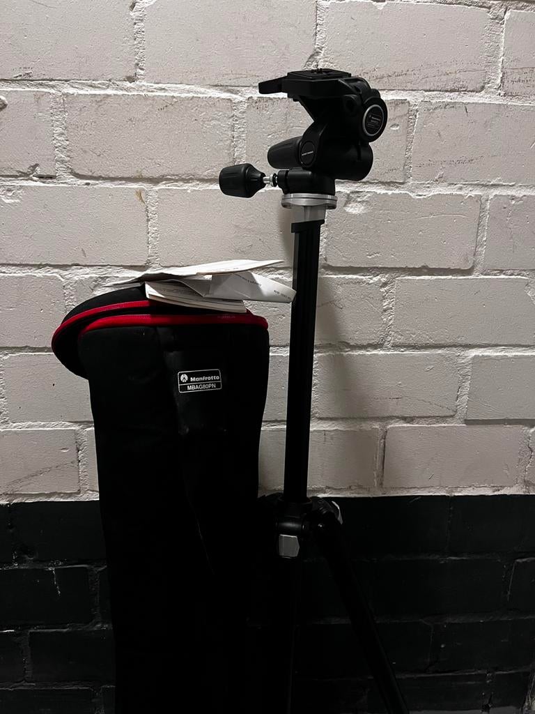 Stevige Manfrotto statief!, Ophalen, Zo goed als nieuw, 175 cm of meer, Driepoot