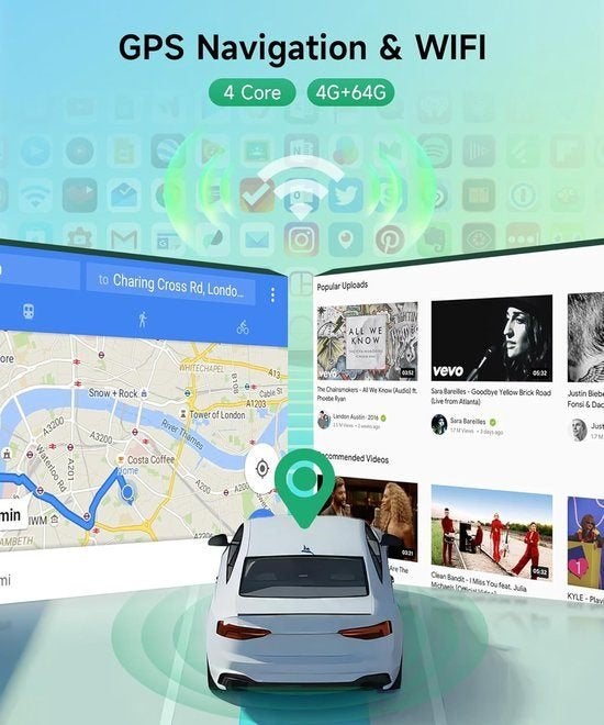 Autoradio – 2-DIN Radio – Draadloze CarPlay – Android Auto, Corvance B.V., Verzenden, Nieuw, Corvancebol@gmail.com