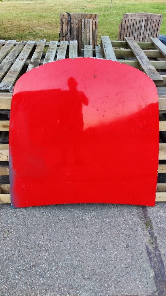 Motorkap Alfa Romeo 2000 Spider Veloce – rood – oldtimer, Gebruikt, Voor, Ophalen of Verzenden, Alfa Romeo