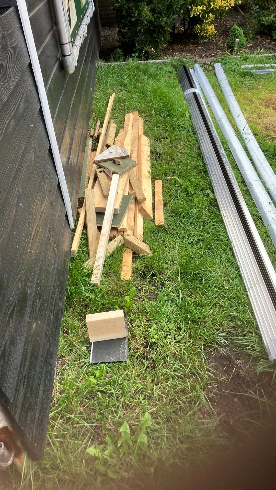 Afval hout rest hout brandhout gratis, Doe-het-zelf en Verbouw, Hout en Planken, Ophalen, Zo goed als nieuw, Pallet, Minder dan 200 cm