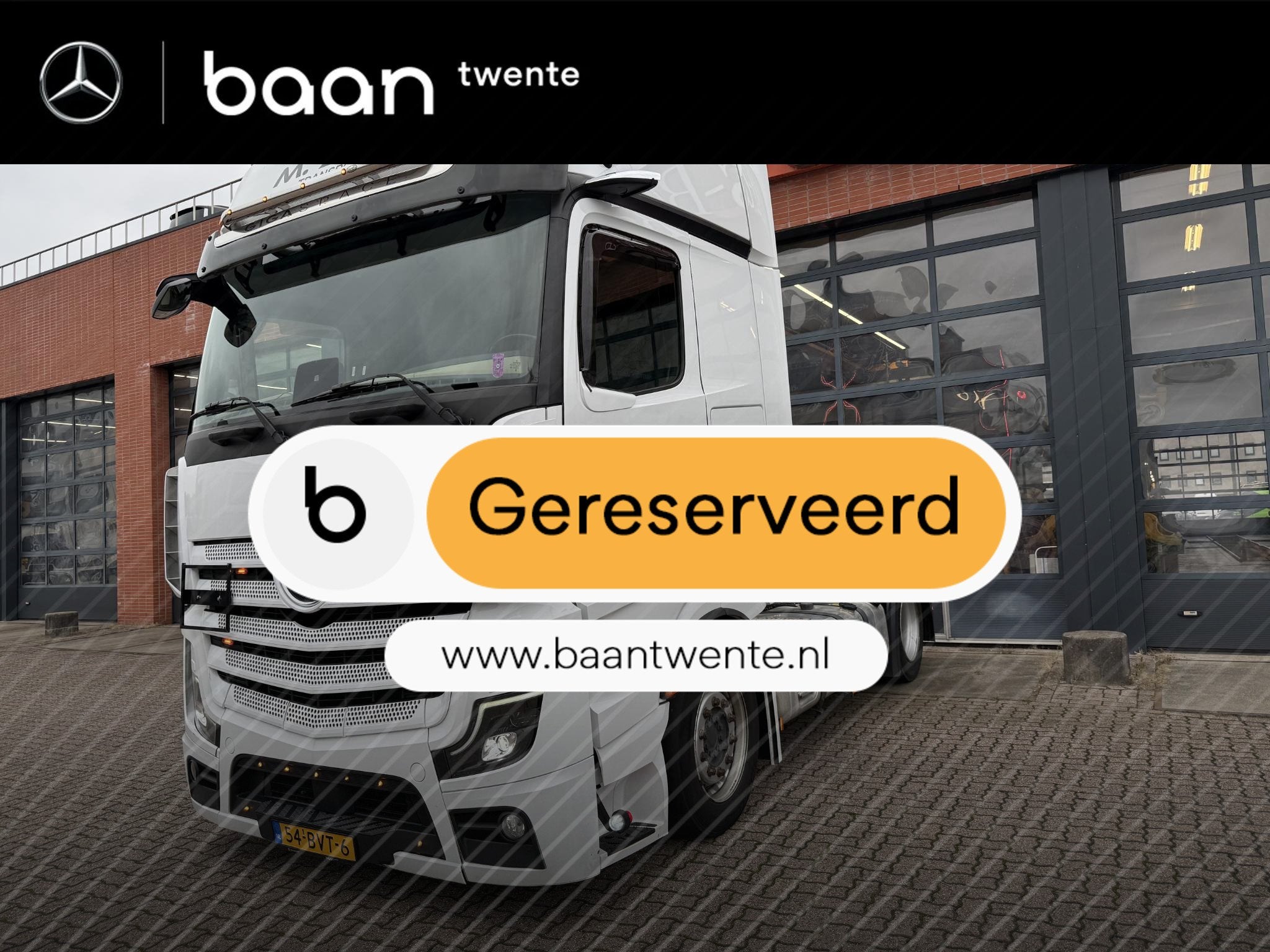 Mercedes-Benz Actros 1848 LS Lowliner, Auto's, Automaat, Dealer onderhouden, Euro 6, Wit