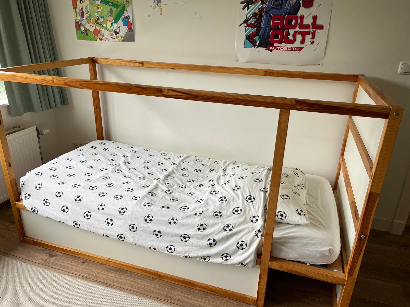 Kura half hoogslaper- Ikea keerbaar bed, Ophalen, Zo goed als nieuw, Halfhoogslaper