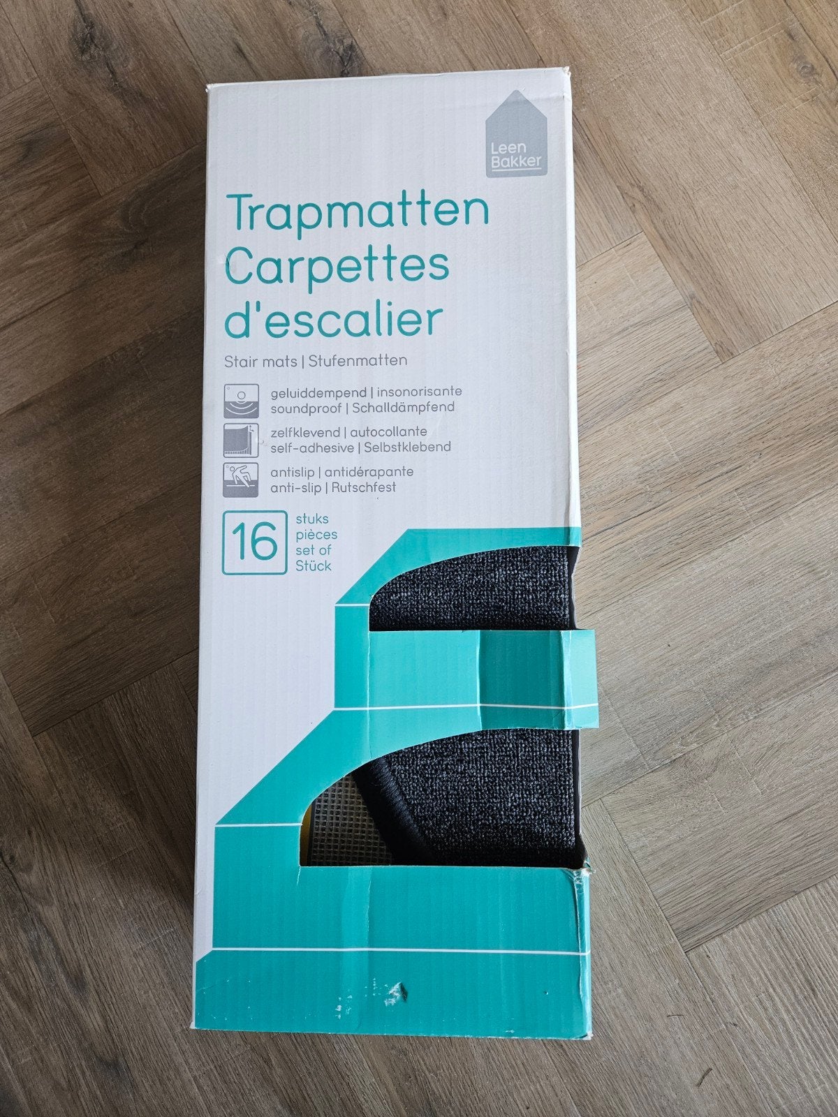 Leen Bakker Trapmatten Sprint Step - 16 stuks, Huis en Inrichting, Stoffering | Tapijten en Kleden, Ophalen, Modern, functioneel