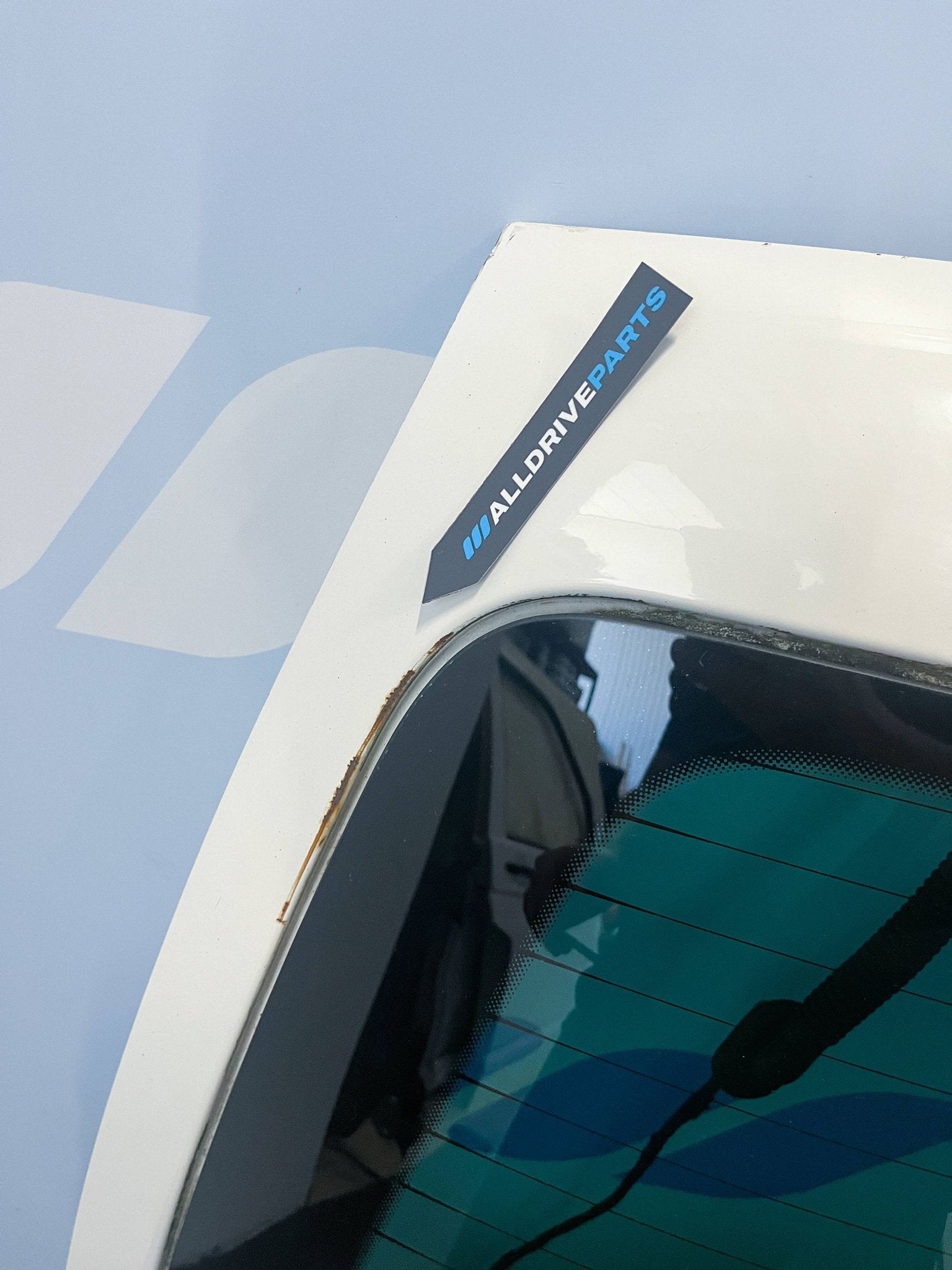 Achterklep achter Volkswagen Caddy R902 Wit 2K0827025L, Auto-onderdelen, Gebruikt, -, Ophalen of Verzenden, Achter