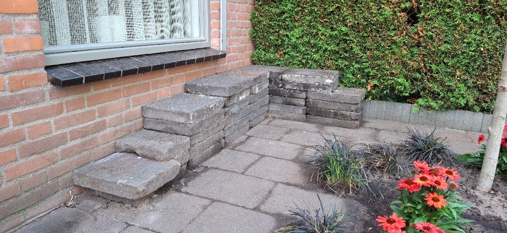 tegels, Tuin en Terras, Tegels en Klinkers, Ophalen, Beton, Terrastegels