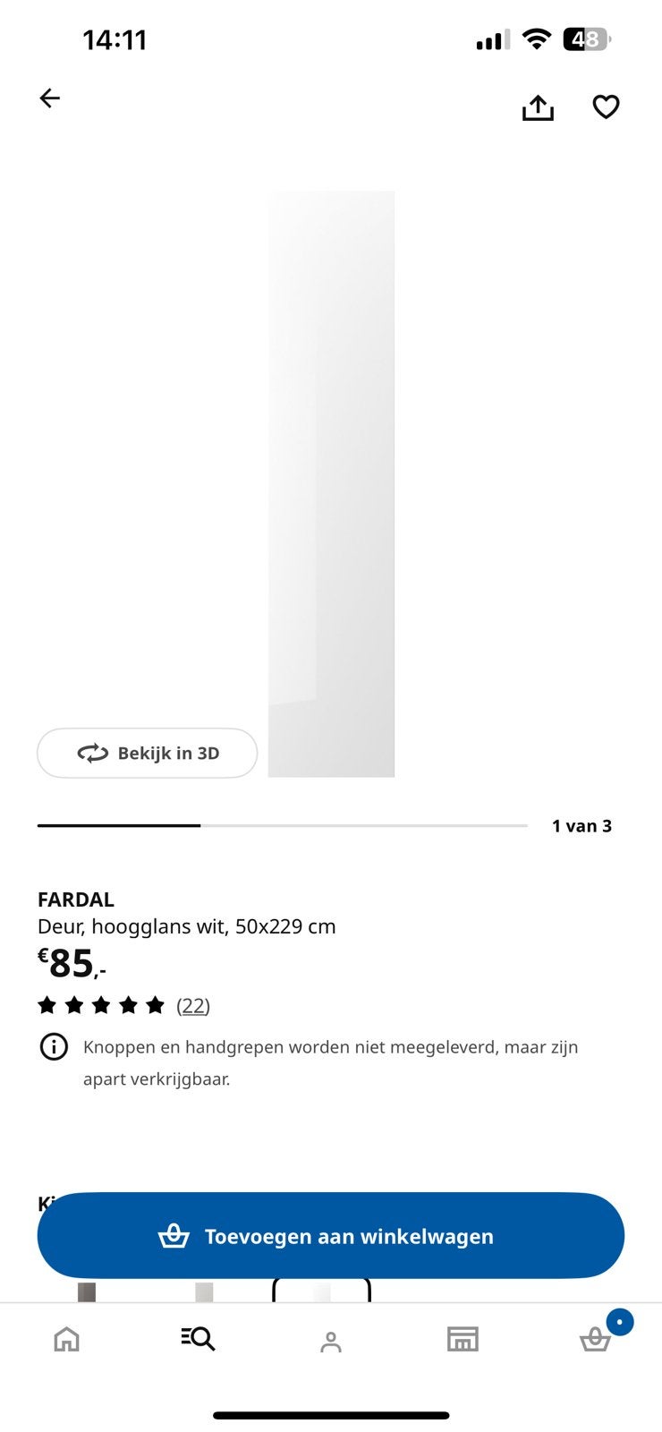 Hoogglans ikea pax deuren., Ophalen, Overige materialen, Overige typen, Zo goed als nieuw