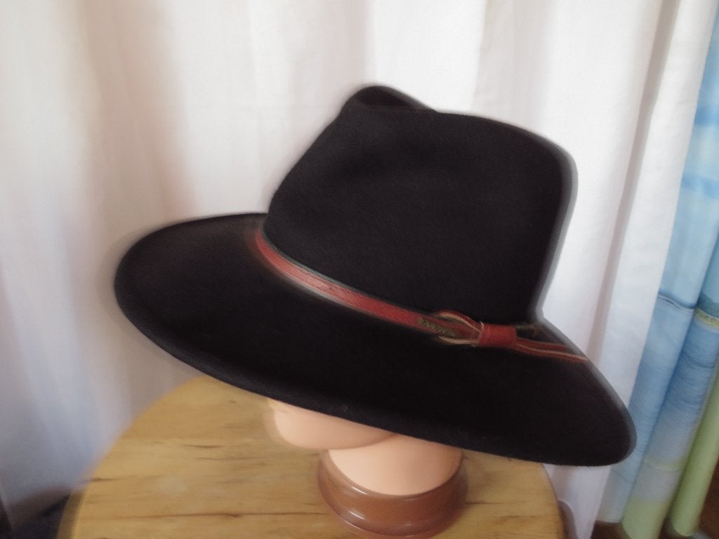 zwarte outdoor Bozeman crushable wollen hoed mt M Stetson, Stetson, Hoed, Ophalen of Verzenden, 58 of 59 cm (L, 7¼ of ⅜ inch)
